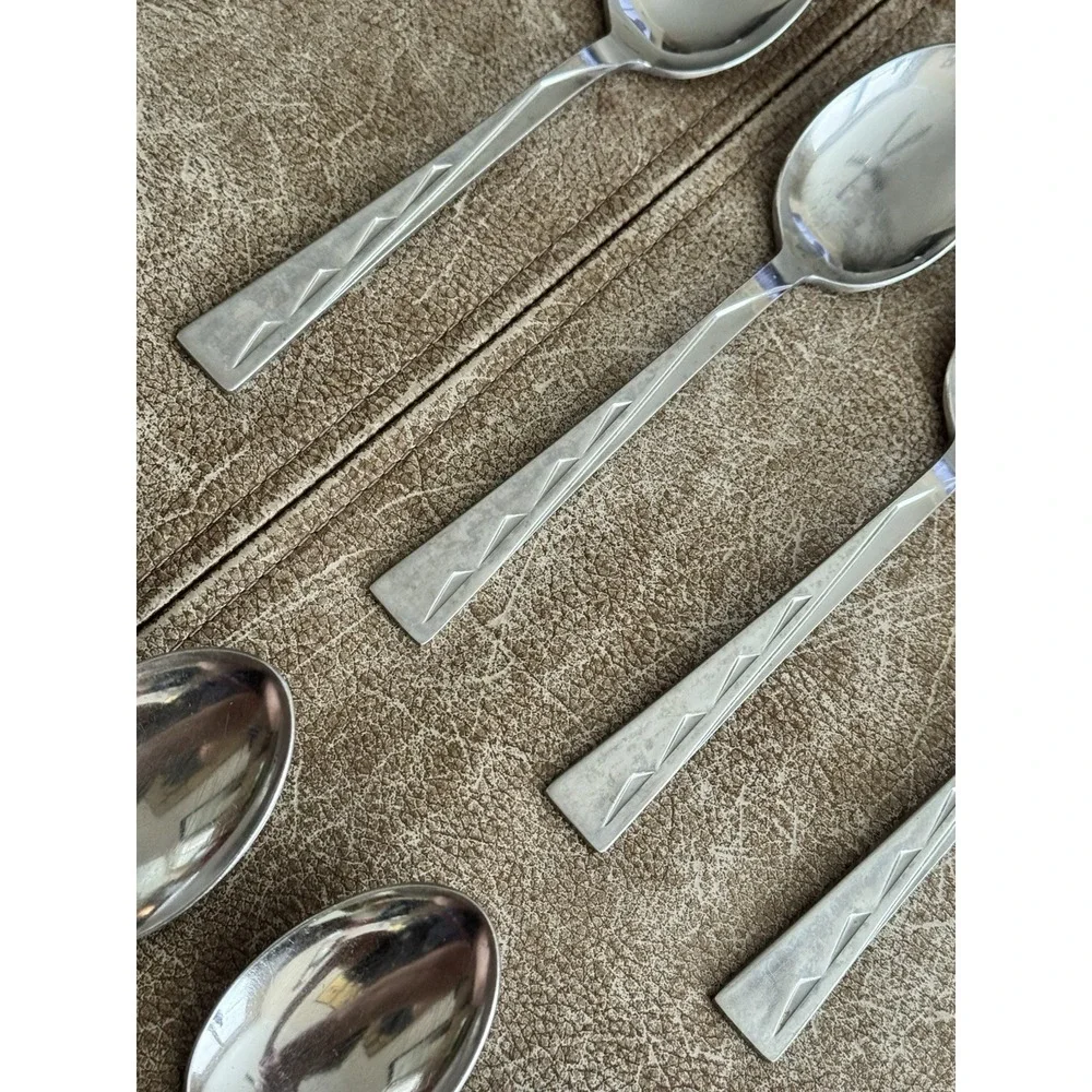 NSCO (National Stainless) Japan Sea Cliff‎ Pattern MCM 8 Tablespoons 7
